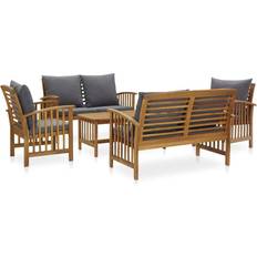 VidaXL Garden Dining Chairs Garden & Outdoor Furniture vidaXL 3057973 Outdoor Lounge Set, 1 Table incl. 2 Chairs & 2 Sofas