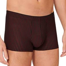 Boxers - Red Men's Underwear Schiesser Long Life Soft Striped Boxer - Red/Black