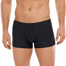 Schiesser Long Life Soft Striped Boxer - Blue/Black