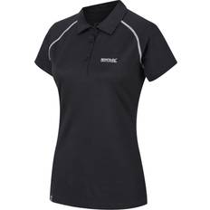 Merino Wool Polo Shirts Regatta Women's Kalter Short Sleeve Polo Shirt - Seal Grey