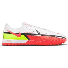 Artificial Grass (AG) - Nike Phantom Football Shoes Nike Phantom GT2 Pro TF - White/Volt/Bright Crimson