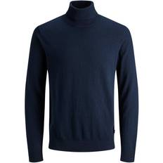 Jack & Jones Slim Jumpers Jack & Jones Roll Requirement Sweater - Blue/Navy Blazer