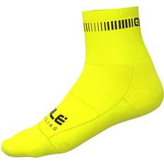 Ale Logo Q-Skin Socks Men - Yellow/Fluo