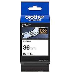 Brother Desk Tape & Tape Dispensers Brother STe-161 Stencil Tape Black