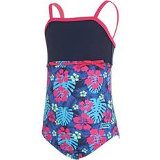 Zoggs Girl's Kona Classicback Swimsuit - Navy/Multi (463527)