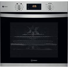 Self Cleaning - Single Ovens Indesit KFWS3844HIXUK Grey