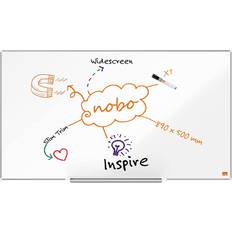 White Whiteboards Nobo Impression Pro Widescreen Lacquered Steel Magnetic Whiteboard 50x89cm