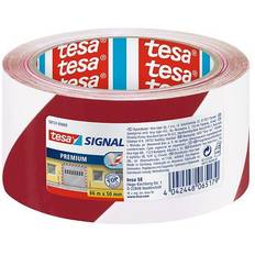 White Packaging Tapes & Box Strapping TESA Signal Premium Red White