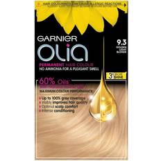 Smoothing Permanent Hair Dyes Garnier Olia Permanent Hair Dye #9.3 Golden Light Blonde