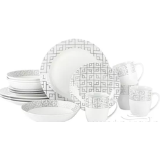 Waterside Glitz Geo Dinner Set 16pcs