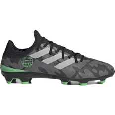 Adidas Gamemode Knit Firm-Ground Boots - Core Black/Grey Two/Semi Screaming Green