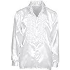 Widmann 70s Disco Shirt with Satin Ruffles