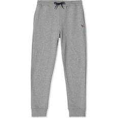 Paul Smith Men Trousers & Shorts Paul Smith Zebra Logo Cotton Sweatpants - Grey