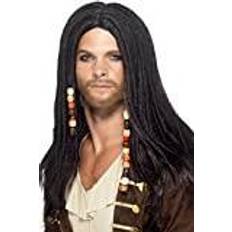Pirates Wigs Smiffys Pirate Wig Black