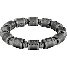 Grey - Men Bracelets Police Selous Bracelet - Grey/Black