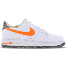 Nike Air Force 1 M - White/Medium Olive/Oil Green/Total Orange