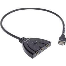 Manhattan HDMI-3HDMI M-F 15m