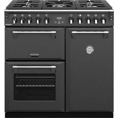 Stoves 90cm - Gas Ovens Gas Cookers Stoves Richmond S900DF Anthracite, Grey
