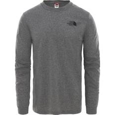 The North Face Simple Dome Long Sleeve T-shirt - TNF/Medium Grey