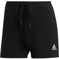 adidas Essentials Slim 3-Stripes Shorts Women - Black/White