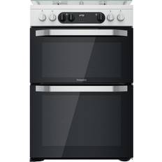 60cm - A Gas Cookers Hotpoint HDM67G9C2CW/UK White