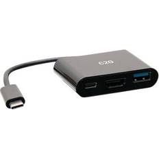 C2G USB C-HDMI/USB A/USB C M-F Adapter