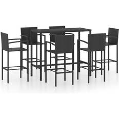 vidaXL 3064846 Outdoor Bar Set, 1 Table incl. 6 Chairs