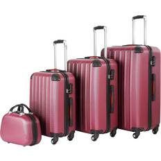 Beige Suitcase Sets tectake Pucci - Set of 4