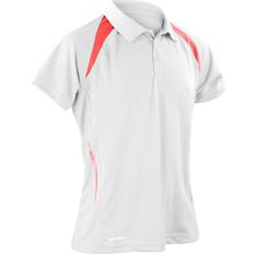 Spiro Team Spirit Polo Shirt Men - White/Red