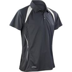 Spiro Team Spirit Polo Shirt Men - Black/White