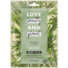 Love Beauty & Planet Face Sheet Mask Tea Tree Oil & Vetiver 21ml