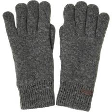 Men Mittens Barbour Carlton Wool Gloves - Grey