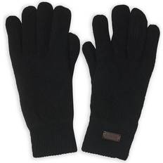 Men - Wool Mittens Barbour Carlton Wool Gloves - Black