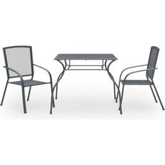 vidaXL 3074484 Patio Dining Set, 1 Table incl. 2 Chairs