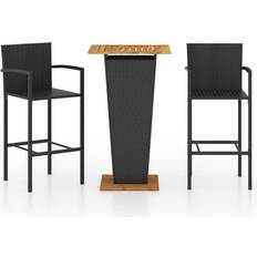 vidaXL 3064864 Outdoor Bar Set, 1 Table incl. 2 Chairs