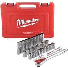 Milwaukee Wrenches Milwaukee 4932471864 Set 27 Piece Head Socket Wrench