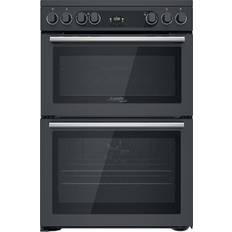 A Ceramic Cookers Hotpoint CD67V9H2CA/UK Black, Anthracite