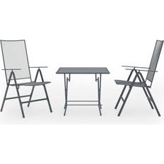 vidaXL 3074487 Patio Dining Set, 1 Table incl. 2 Chairs