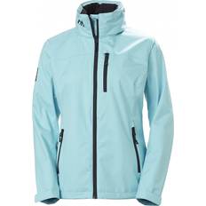 Helly Hansen W Crew Hooded Jacket - Glacier Blue