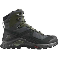 49 ½ - Men Hiking Shoes Salomon Quest Element GTX M - Black/Deep Lichen Green/Olive Night
