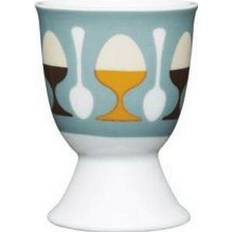 Multicoloured Egg Cups KitchenCraft Retro Eggs Egg Cup