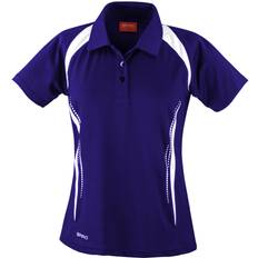 Running - Women Polo Shirts Spiro Team Spirit Polo Shirt Women - Navy/White