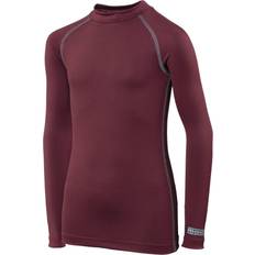 Rhino Boy's Long Sleeve Thermal Underwear Base Layer Vest Top - Maroon