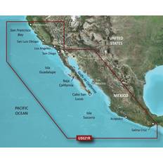 Garmin BlueChart g3 Vision U.S., Mendocino, CA to Salina Cruz, MX Coastal Charts