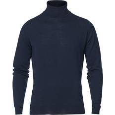 John Smedley Cherwell Extra Fine Merino Rollneck Sweaters - Midnight