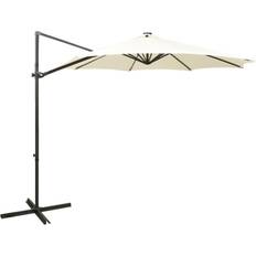 vidaXL Cantilever Umbrella with Pole and LED Lights 300cm