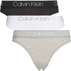 L Knickers Calvin Klein High Leg 3-pack - White/Grey/Heather