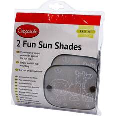 Clippasafe Fun Sun Screens Safari 2-pack