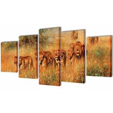 vidaXL lion Wall Decor 100x50cm