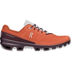 On Men - Red Running Shoes On Cloudventure M - Flare/Mulberry